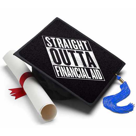 Straight Outta: Straight Outta Financial Aid Grad Cap Tassel Topper